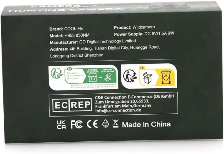 Camara Caza Coolife H953