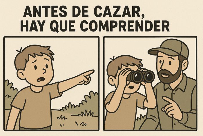 antes de cazar hay que comprender antes de cazar hay que comprender