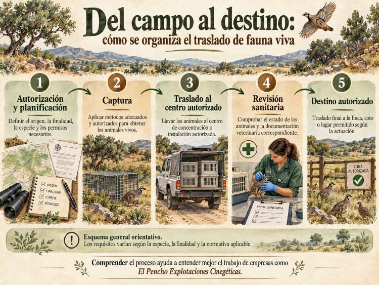Del campo al destino_ traslado de fauna viva